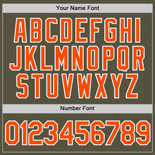 Load image into Gallery viewer, Custom Olive Orange-White Performance Salute To Service T-Shirt