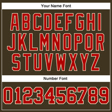 Load image into Gallery viewer, Custom Olive Red-Cream Authentic Throwback Salute To Service Basketball Jersey