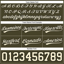 Load image into Gallery viewer, Custom Olive Cream-Black Authentic Salute To Service Basketball Shorts