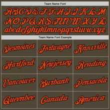 Load image into Gallery viewer, Custom Olive Orange-Black Authentic Throwback Salute To Service Basketball Jersey