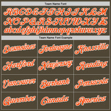 Load image into Gallery viewer, Custom Olive Orange-White Authentic Throwback Salute To Service Basketball Jersey