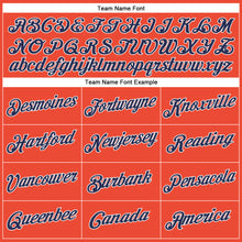 Load image into Gallery viewer, Custom Orange Navy-Gold Authentic Throwback Basketball Jersey