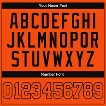 Load image into Gallery viewer, Custom Orange Orange-Black Authentic Baseball Jersey