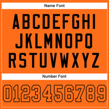 Load image into Gallery viewer, Custom Orange Orange-Black Mesh Authentic Football Jersey