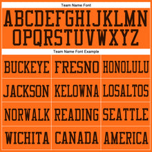 Load image into Gallery viewer, Custom Orange Orange-Brown Mesh Authentic Football Jersey