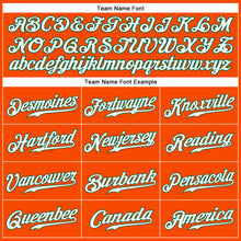 Load image into Gallery viewer, Custom Orange White-Kelly Green Authentic Sleeveless Baseball Jersey