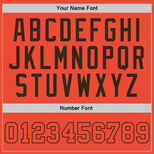 Load image into Gallery viewer, Custom Orange Orange-Brown Authentic Throwback Basketball Jersey