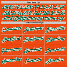 Load image into Gallery viewer, Custom Orange Kelly Green-White Performance T-Shirt