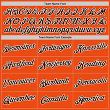 Load image into Gallery viewer, Custom Orange Brown-White Performance T-Shirt