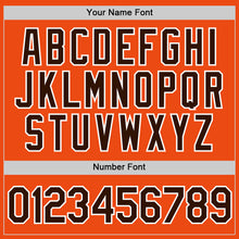 Load image into Gallery viewer, Custom Orange Brown-White Performance T-Shirt