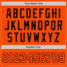 Load image into Gallery viewer, Custom Orange Orange-Black Authentic Baseball Jersey