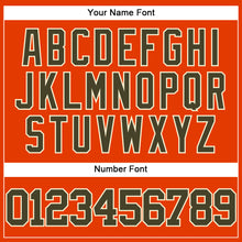 Load image into Gallery viewer, Custom Orange Olive-Cream Authentic Baseball Jersey
