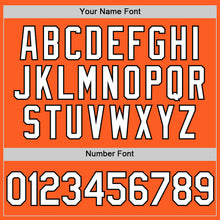 Load image into Gallery viewer, Custom Orange White-Black Authentic Throwback Baseball Jersey