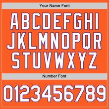 Load image into Gallery viewer, Custom Orange White-Purple Authentic Throwback Baseball Jersey