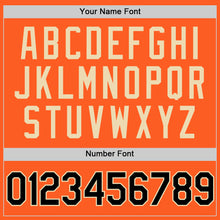 Load image into Gallery viewer, Custom Orange Black-Cream Authentic Throwback Baseball Jersey