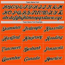 Load image into Gallery viewer, Custom Orange Black Cream-Old Gold Authentic Throwback Basketball Jersey