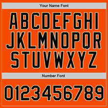 Load image into Gallery viewer, Custom Orange Black-Cream Authentic Throwback Basketball Jersey