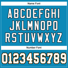 Load image into Gallery viewer, Custom Panther Blue White-Old Gold Mesh Authentic Football Jersey