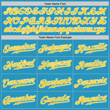 Load image into Gallery viewer, Custom Panther Blue Gold-White Authentic Baseball Jersey