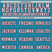 Load image into Gallery viewer, Custom Panther Blue Red-White Mesh Authentic Football Jersey