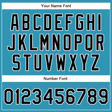 Load image into Gallery viewer, Custom Panther Blue Black-White Authentic Baseball Jersey