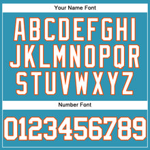 Load image into Gallery viewer, Custom Panther Blue White-Orange Authentic Baseball Jersey