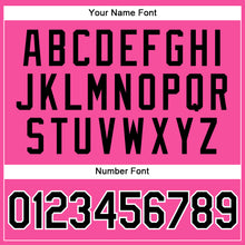 Load image into Gallery viewer, Custom Pink Black-White Authentic Sleeveless Baseball Jersey