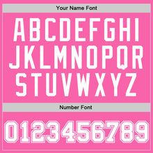 Load image into Gallery viewer, Custom Pink White Authentic Throwback Basketball Jersey
