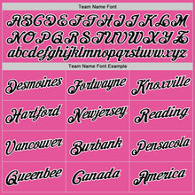 Load image into Gallery viewer, Custom Pink Black-White Performance T-Shirt