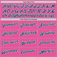 Load image into Gallery viewer, Custom Pink Navy-White Performance T-Shirt