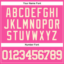 Load image into Gallery viewer, Custom Pink Cream Authentic Baseball Jersey