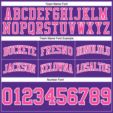 Load image into Gallery viewer, Custom Purple Pink-White Authentic Throwback Basketball Shorts