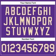 Load image into Gallery viewer, Custom Purple City Cream Performance T-Shirt