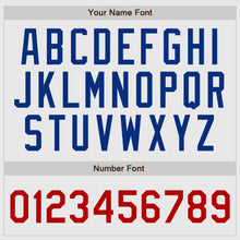 Load image into Gallery viewer, Custom White Royal Pinstripe Royal-Red Authentic Raglan Sleeves Baseball Jersey