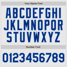 Load image into Gallery viewer, Custom White Royal Pinstripe Royal-Light Blue Authentic Raglan Sleeves Baseball Jersey