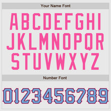 Load image into Gallery viewer, Custom White Black Pinstripe Light Blue-Black Authentic Raglan Sleeves Baseball Jersey