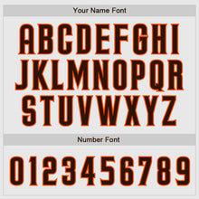 Load image into Gallery viewer, Custom White Orange Pinstripe Brown-Orange Authentic Raglan Sleeves Baseball Jersey