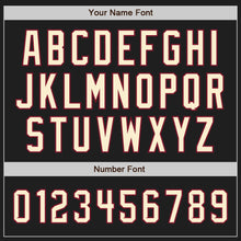 Load image into Gallery viewer, Custom Black Cream-Crimson Authentic Raglan Sleeves Baseball Jersey