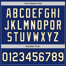 Load image into Gallery viewer, Custom Royal Cream-Black Authentic Raglan Sleeves Baseball Jersey