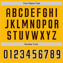 Load image into Gallery viewer, Custom Gold Brown-White Authentic Raglan Sleeves Baseball Jersey