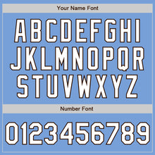 Load image into Gallery viewer, Custom Light Blue White-Brown Authentic Raglan Sleeves Baseball Jersey