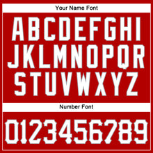 Load image into Gallery viewer, Custom Red White-Gray Authentic Sleeveless Baseball Jersey