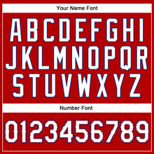 Load image into Gallery viewer, Custom Red White-Royal Authentic Sleeveless Baseball Jersey