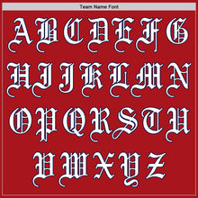 Load image into Gallery viewer, Custom Red White-Navy Authentic Baseball Jersey