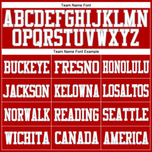 Load image into Gallery viewer, Custom Red White-Gray Mesh Authentic Football Jersey