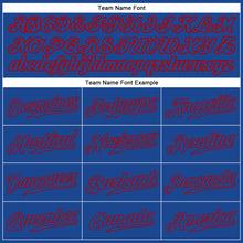 Load image into Gallery viewer, Custom Royal Royal-Red Authentic Baseball Jersey