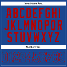 Load image into Gallery viewer, Custom Royal Royal-Red Authentic Baseball Jersey