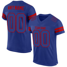 Load image into Gallery viewer, Custom Royal Royal-Red Mesh Authentic Football Jersey