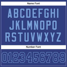 Load image into Gallery viewer, Custom Royal Royal-Light Blue Mesh Authentic Football Jersey