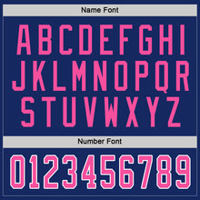 Load image into Gallery viewer, Custom Royal Pink-White Hockey Jersey